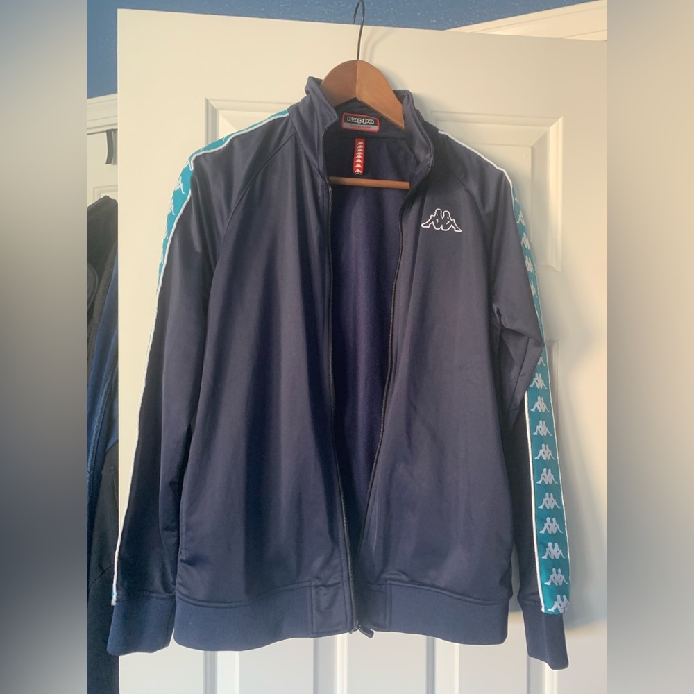 Kappa Men's Navy Track Jacket:Size Medium